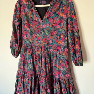 J. Crew Multicolor Floral Dress